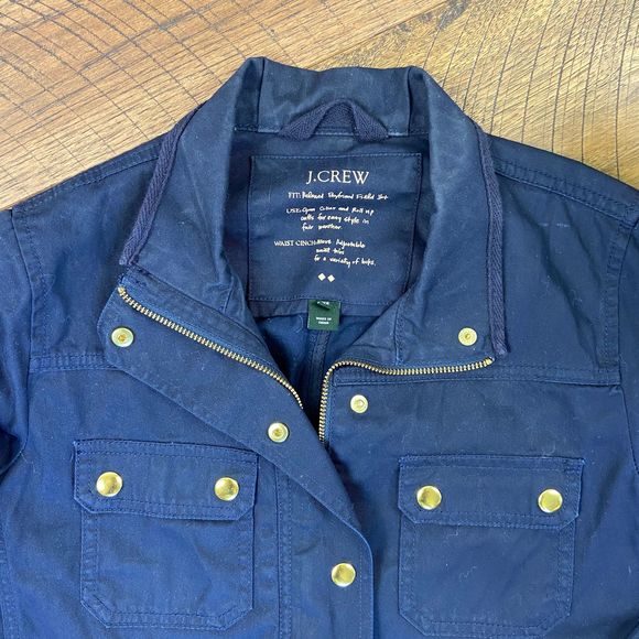 J.CREW relaxed boyfriend field jacket Xs - Picture 3 of 6
